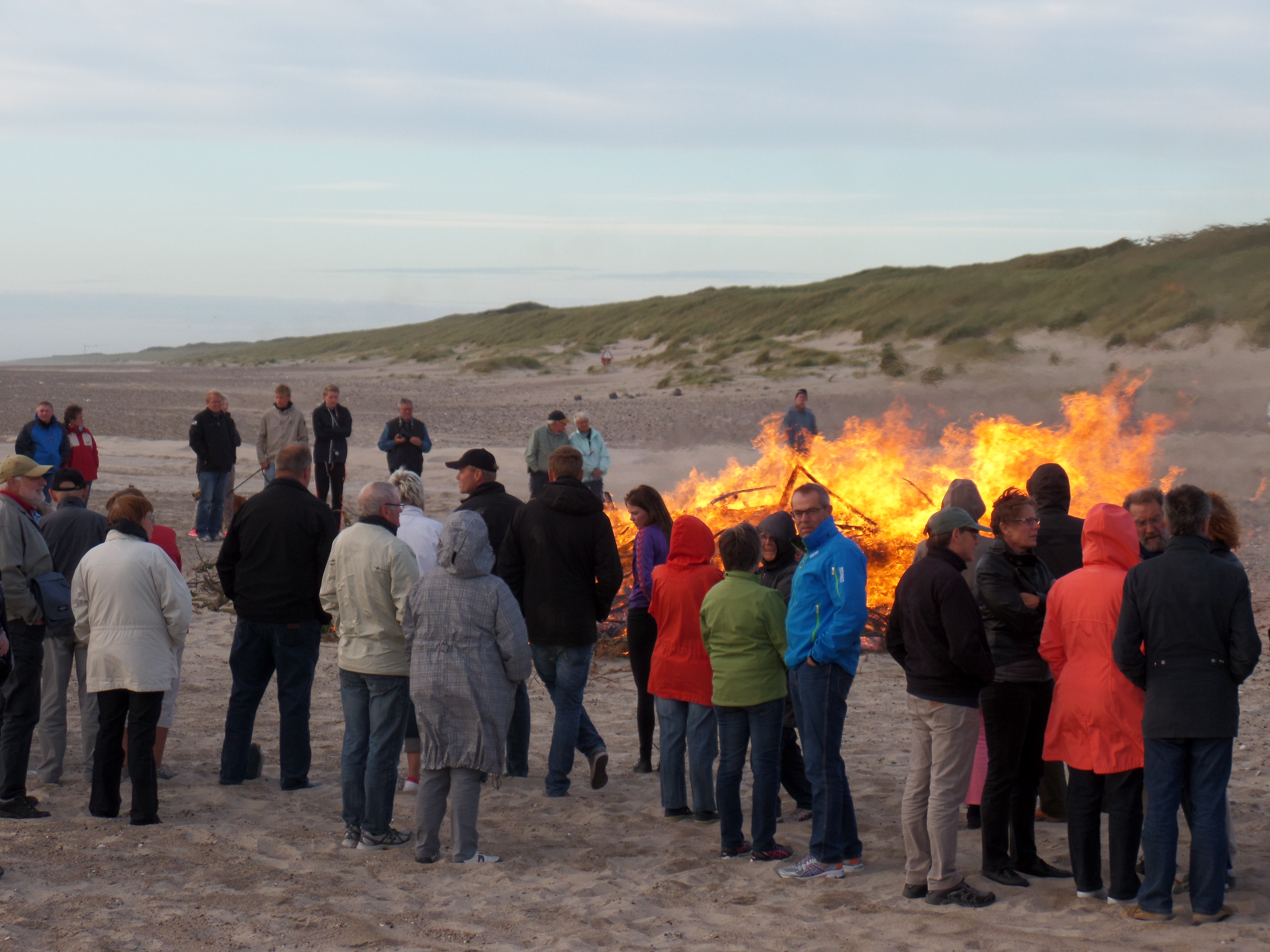 Sct. Hans aaften ved Stenbjerg Landingsplads